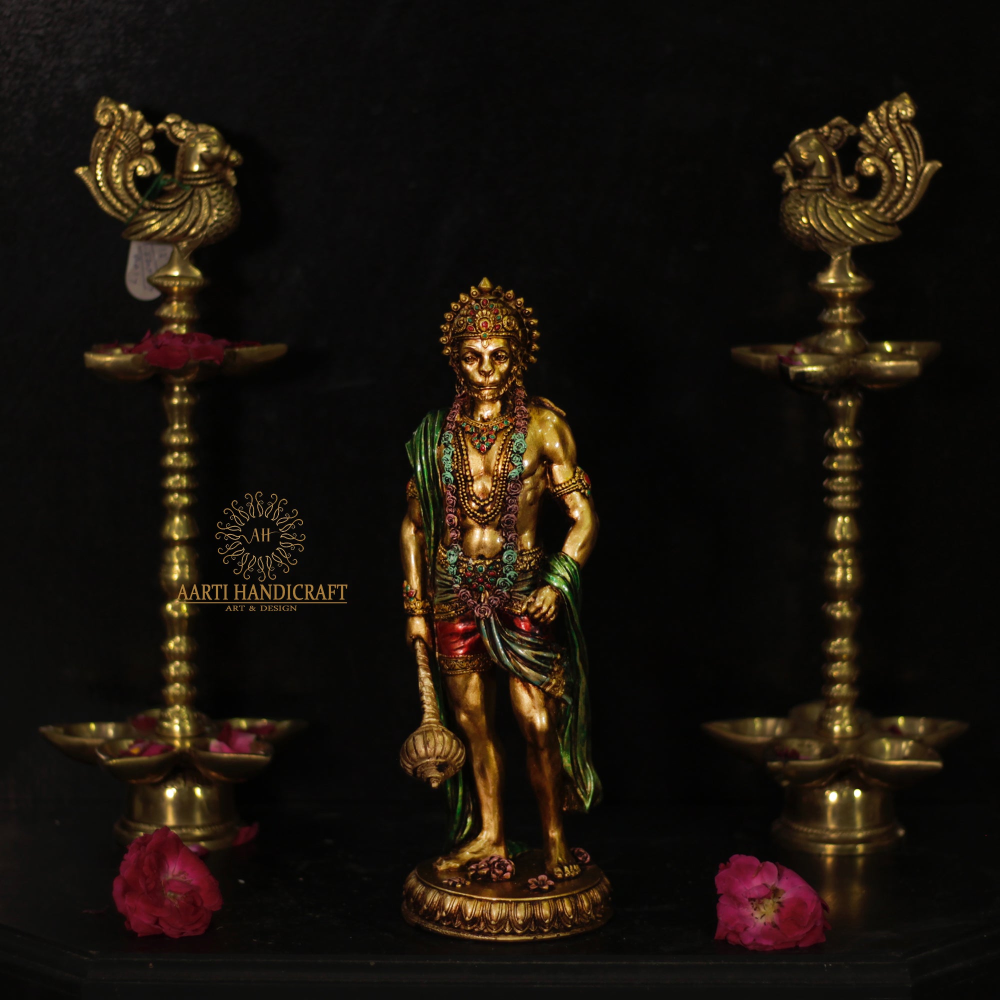 10" Standing Lord Hanuman Statue