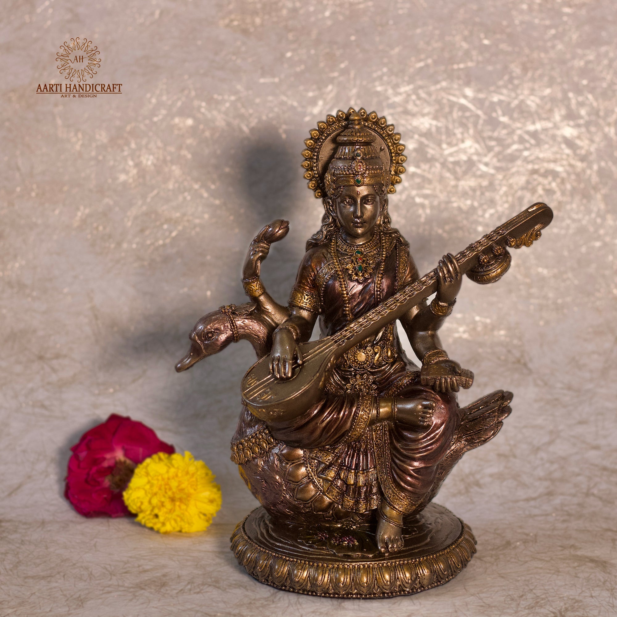 Big Size Maa Saraswati Idol 26" | Resin