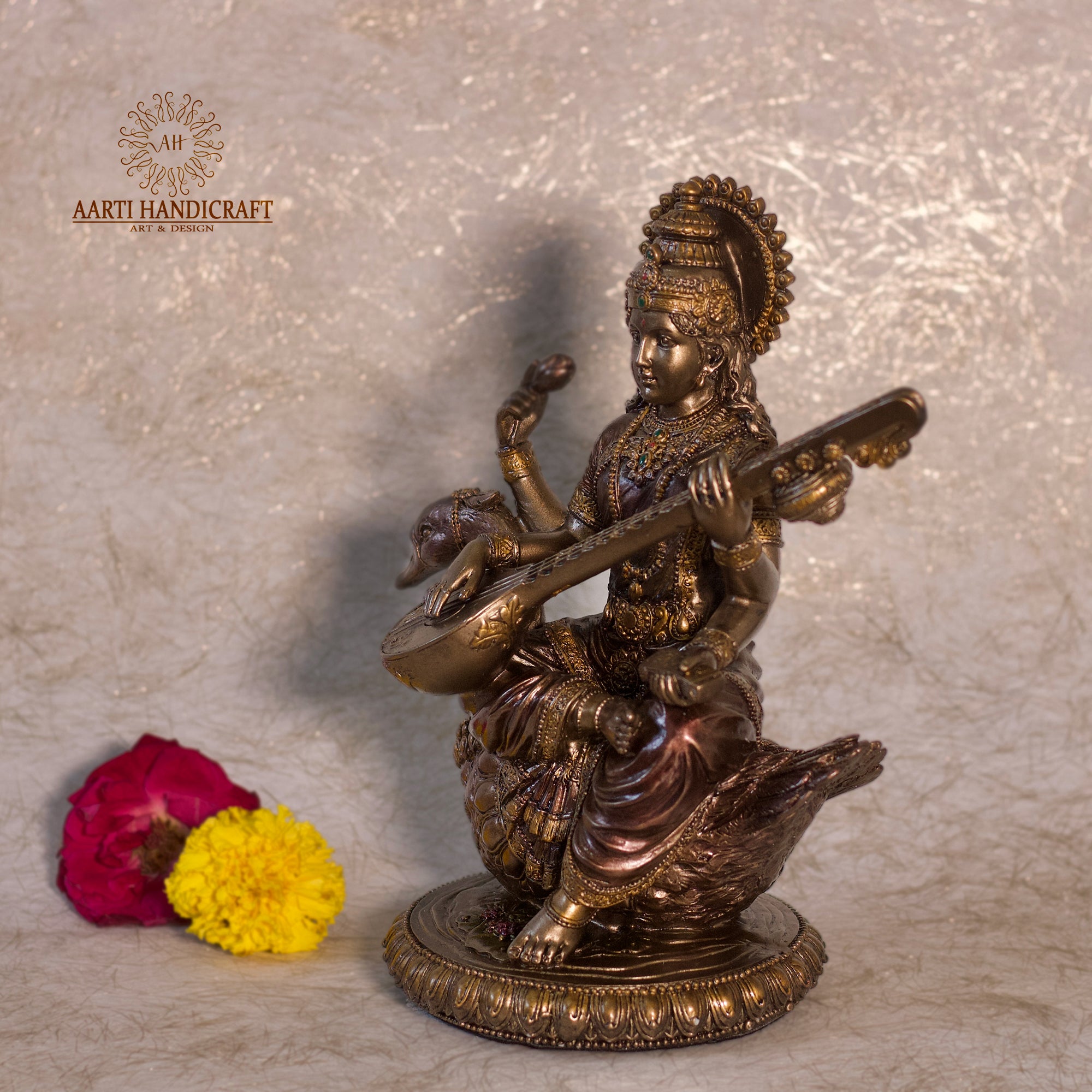 Big Size Maa Saraswati Idol 26" | Resin