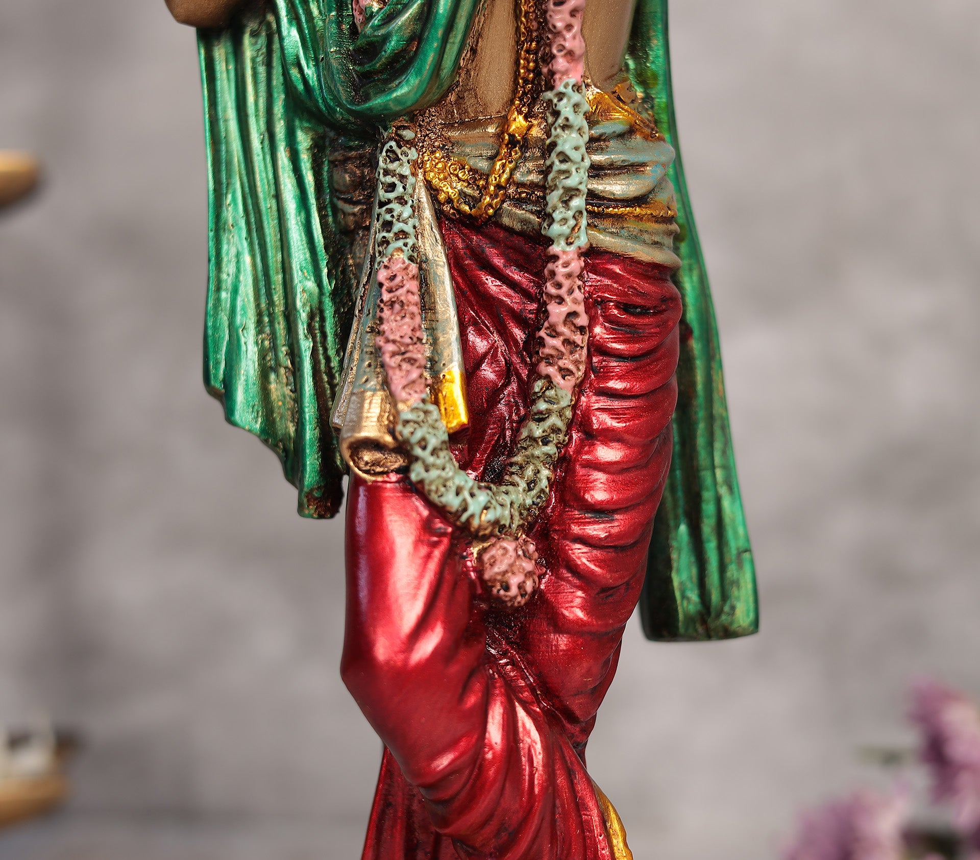 Flute Krishna Idol Symbol of love and Spiritual In 16"