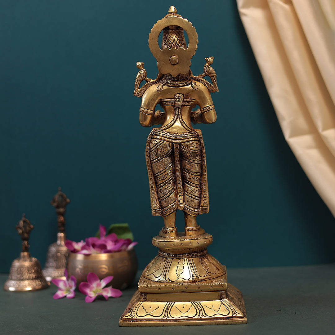 Auspicious Brass Deep Lakshmi Idol