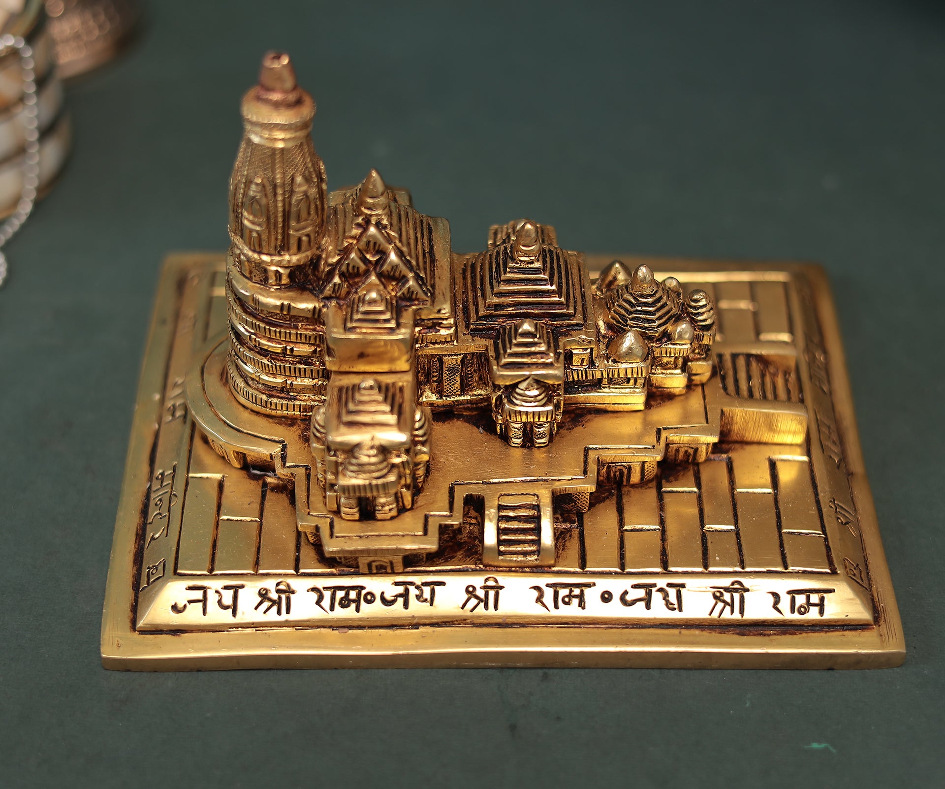 Brass Ayodhya Shree Ram Mandir Statue