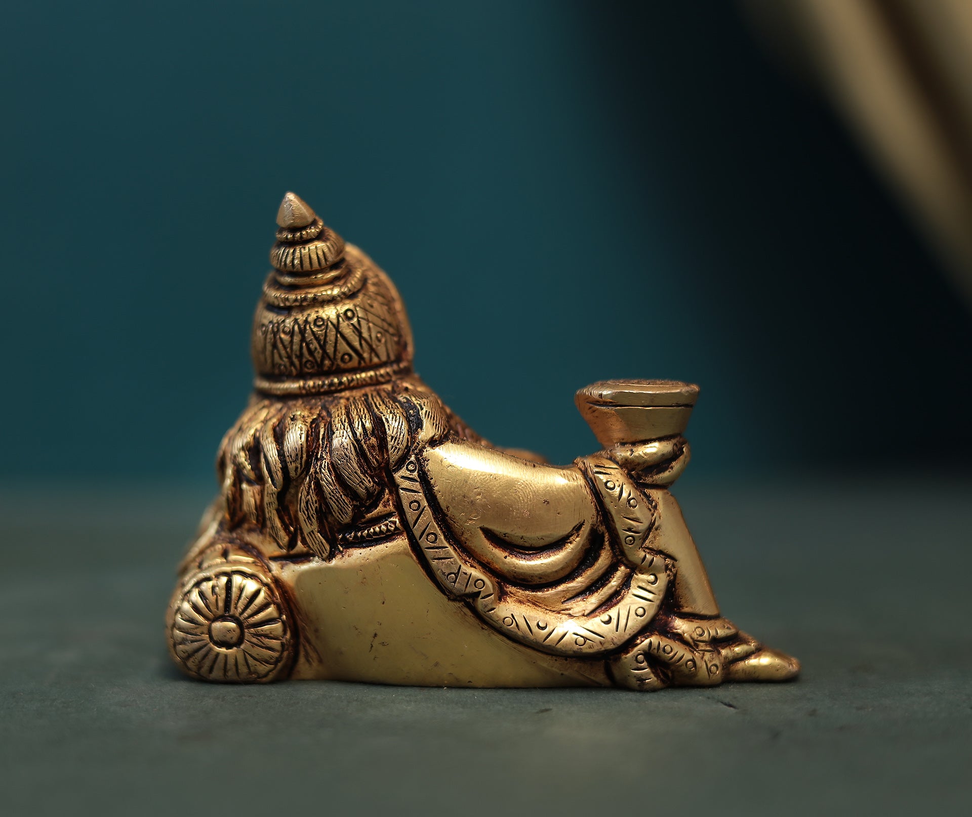 Lord of Wealth Kuber/Kubera Brass Statue