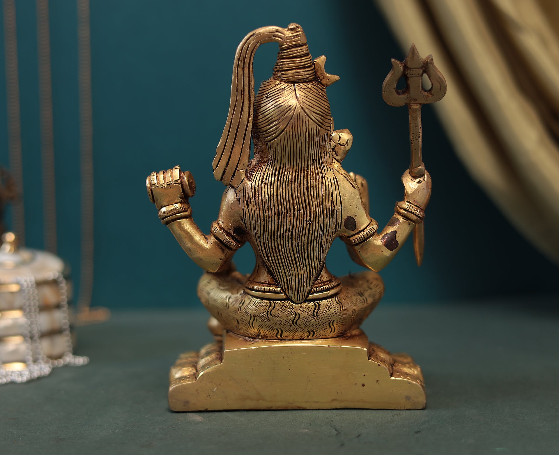 Brass Lord Shiva Idol In 7 Inch (17.78 Cm)