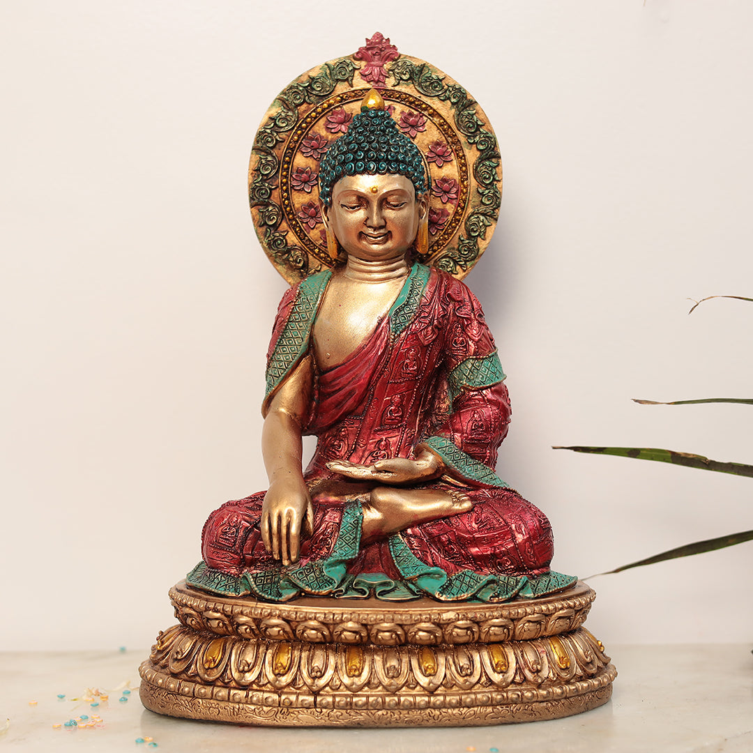 10" Elegant Meditating Buddha - Symbol of Enlightenment and Inner Peace