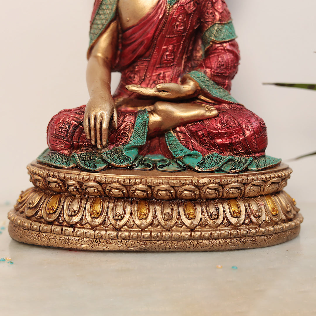 10" Elegant Meditating Buddha - Symbol of Enlightenment and Inner Peace