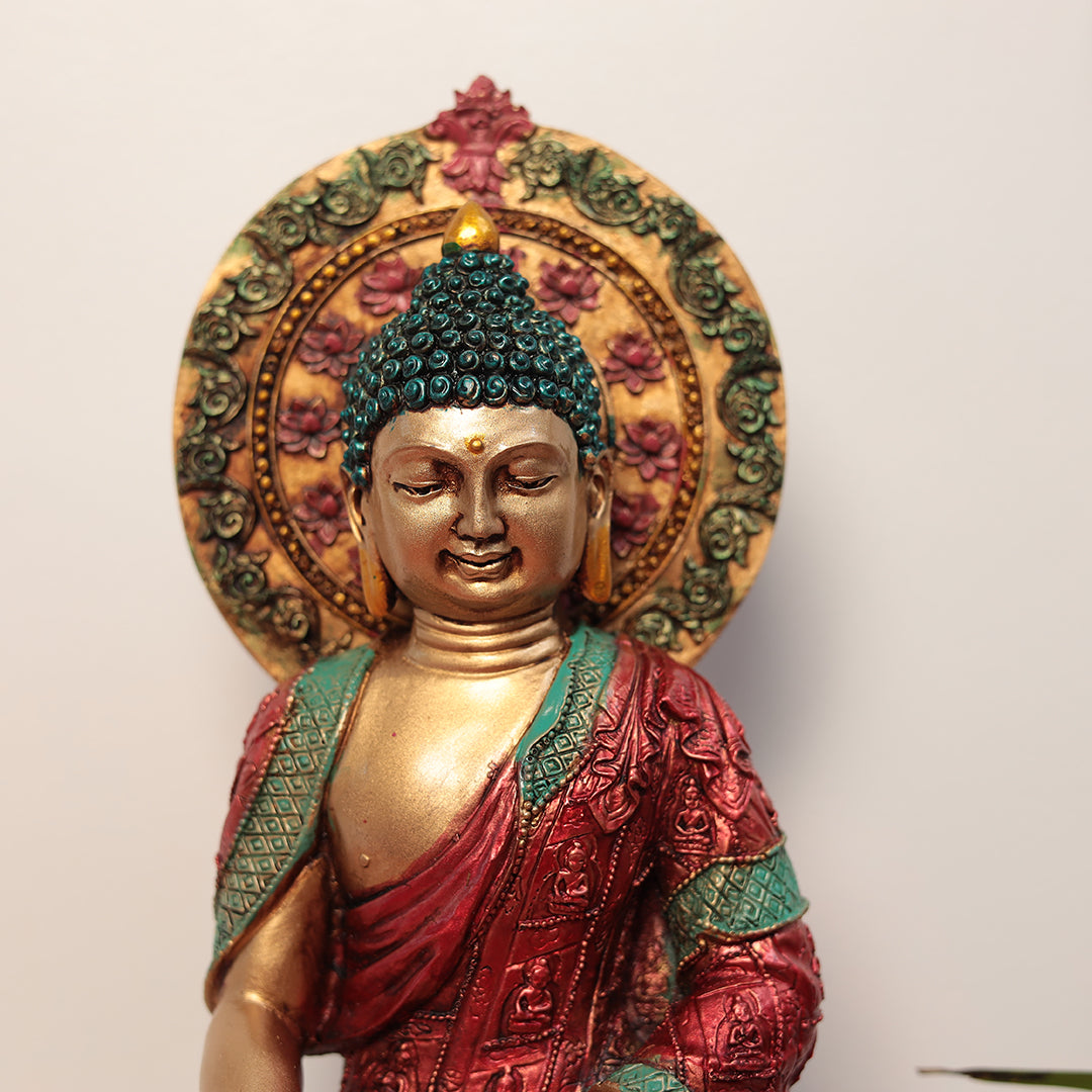 10" Elegant Meditating Buddha - Symbol of Enlightenment and Inner Peace