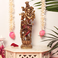 Radha and Krishna Pair in 15 Inches