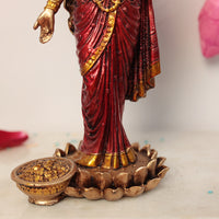 STANDING DIVINE GODDESS LAKSHMI IDOL IN 10