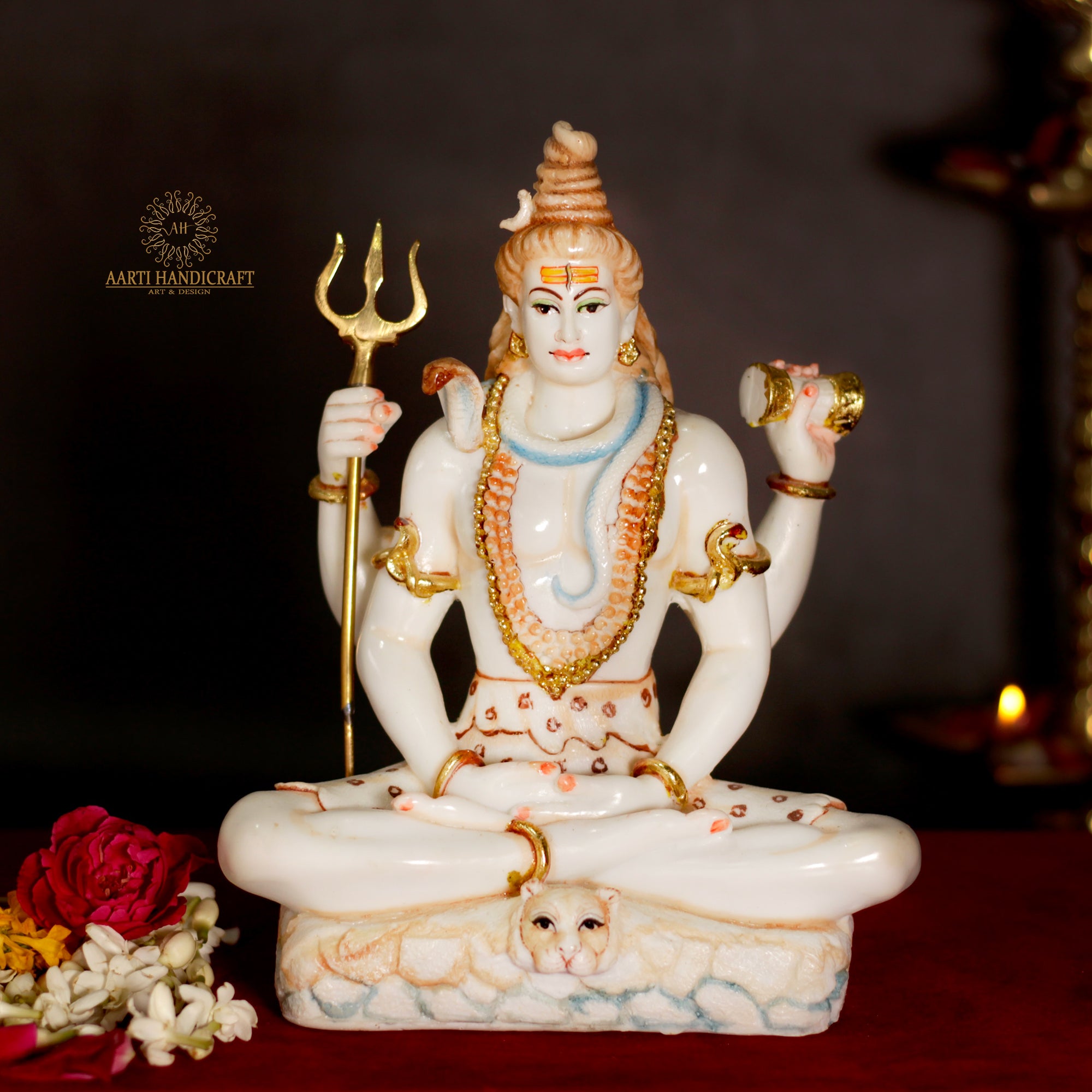 Lord Shiva Statue In Resin