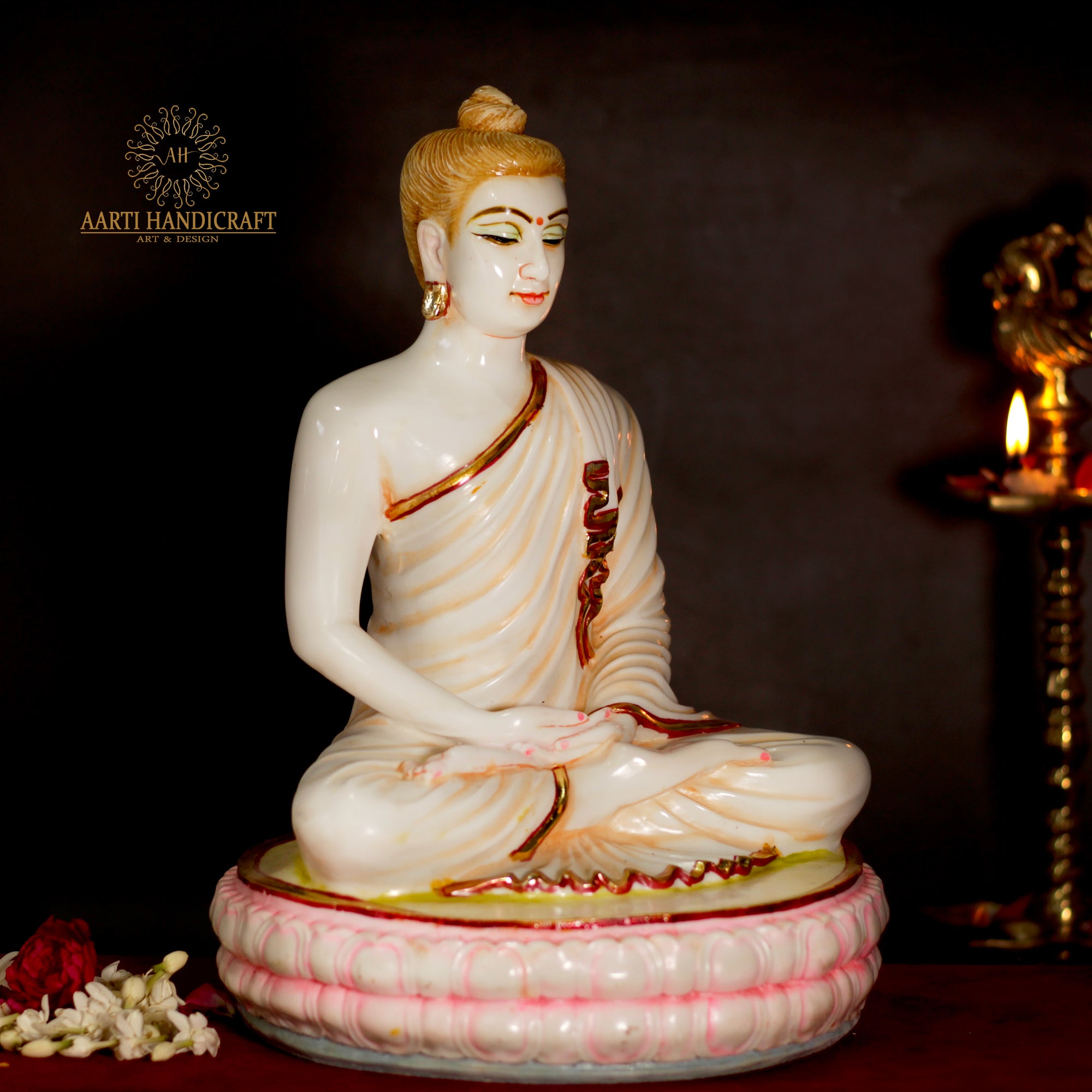 Elegant Meditating Buddha | 13 Inches