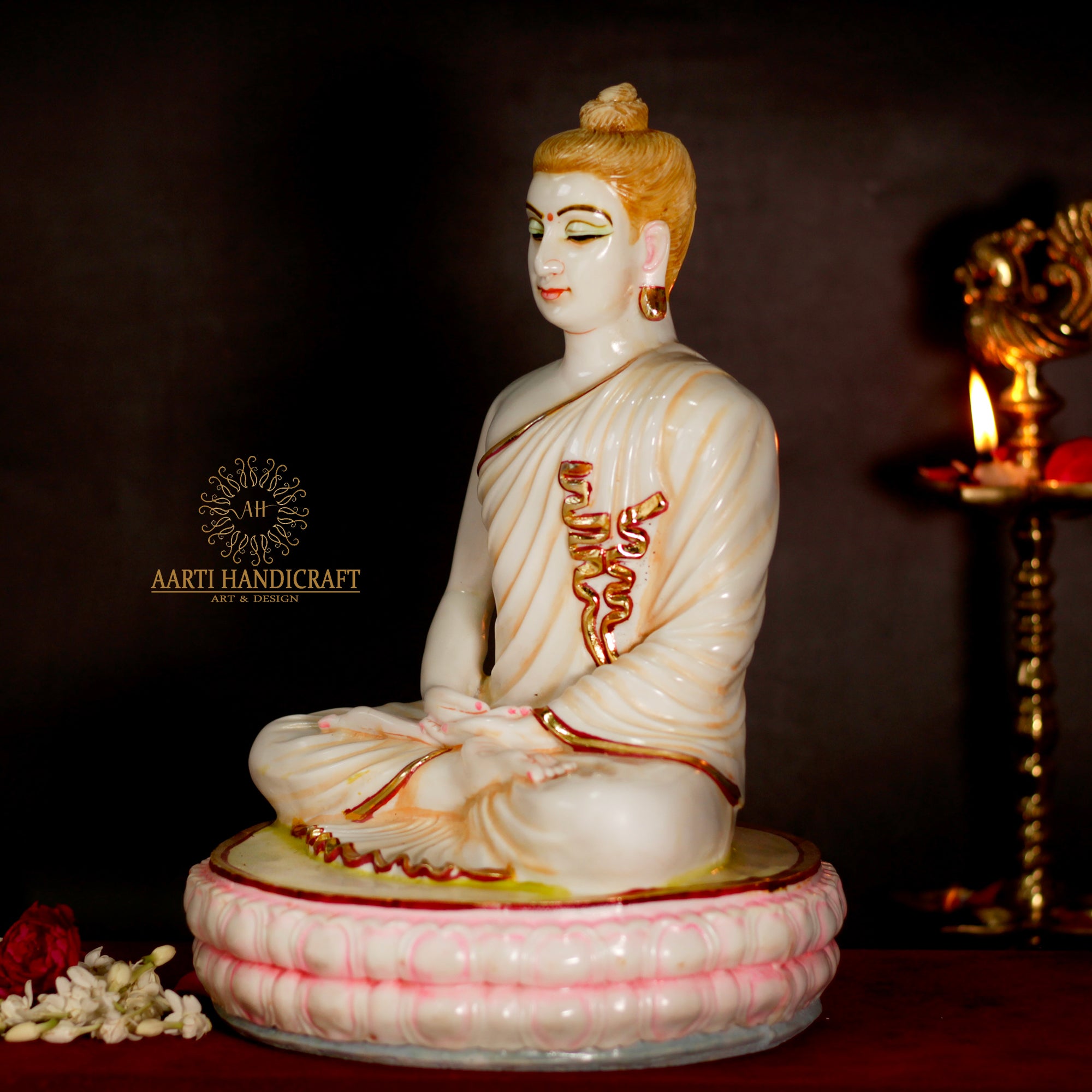 Elegant Meditating Buddha | 13 Inches