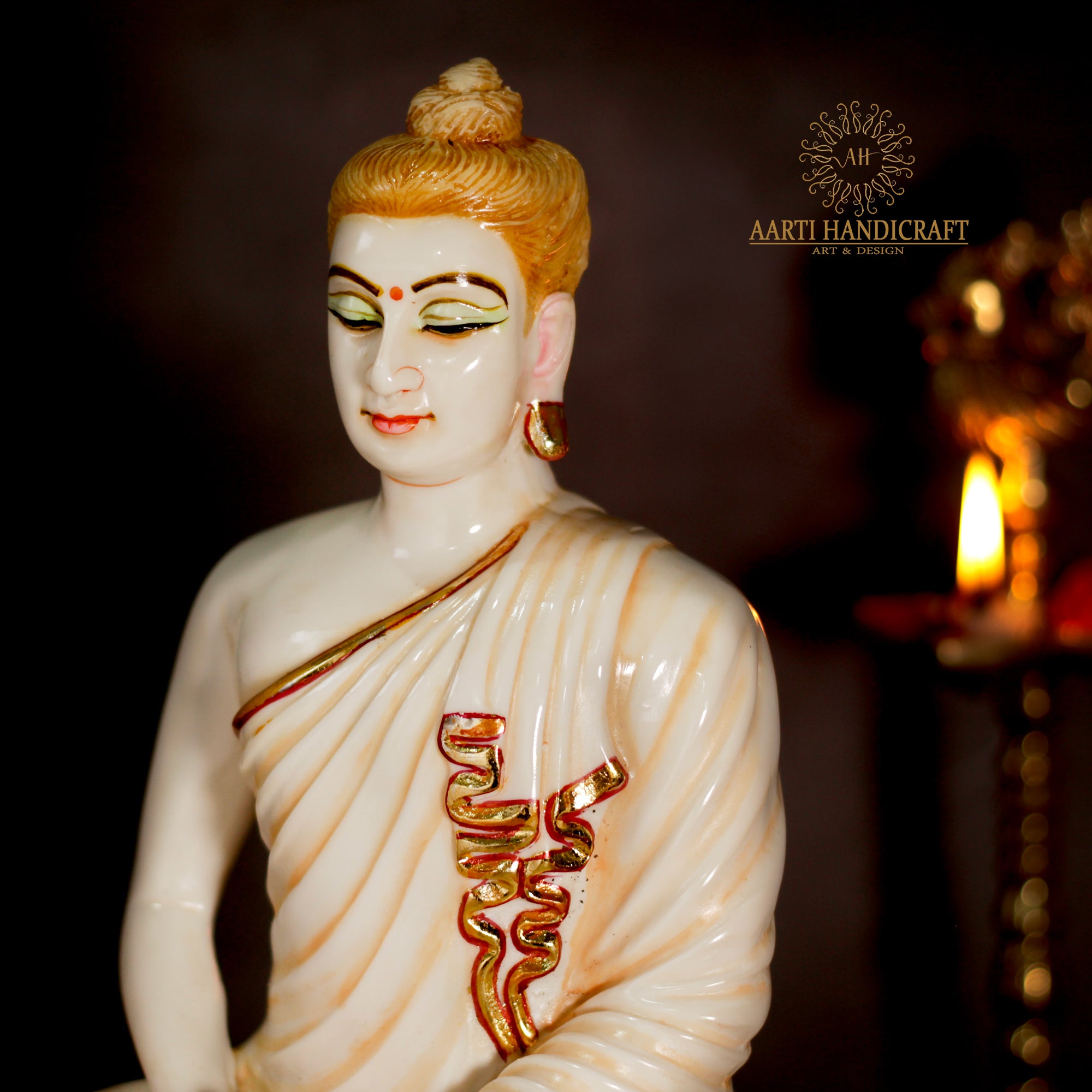 Elegant Meditating Buddha | 13 Inches