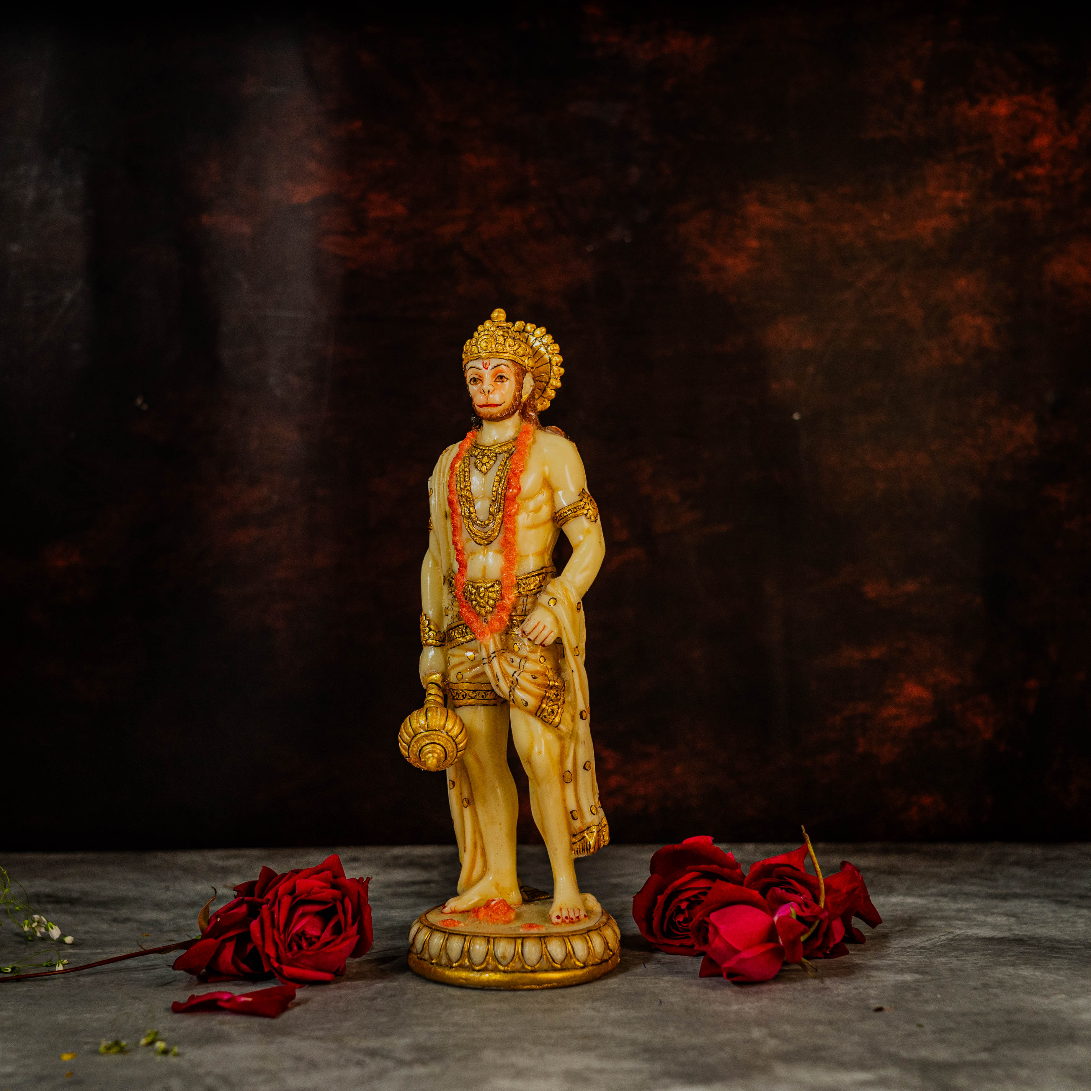 10" Standing Lord Hanuman Statue