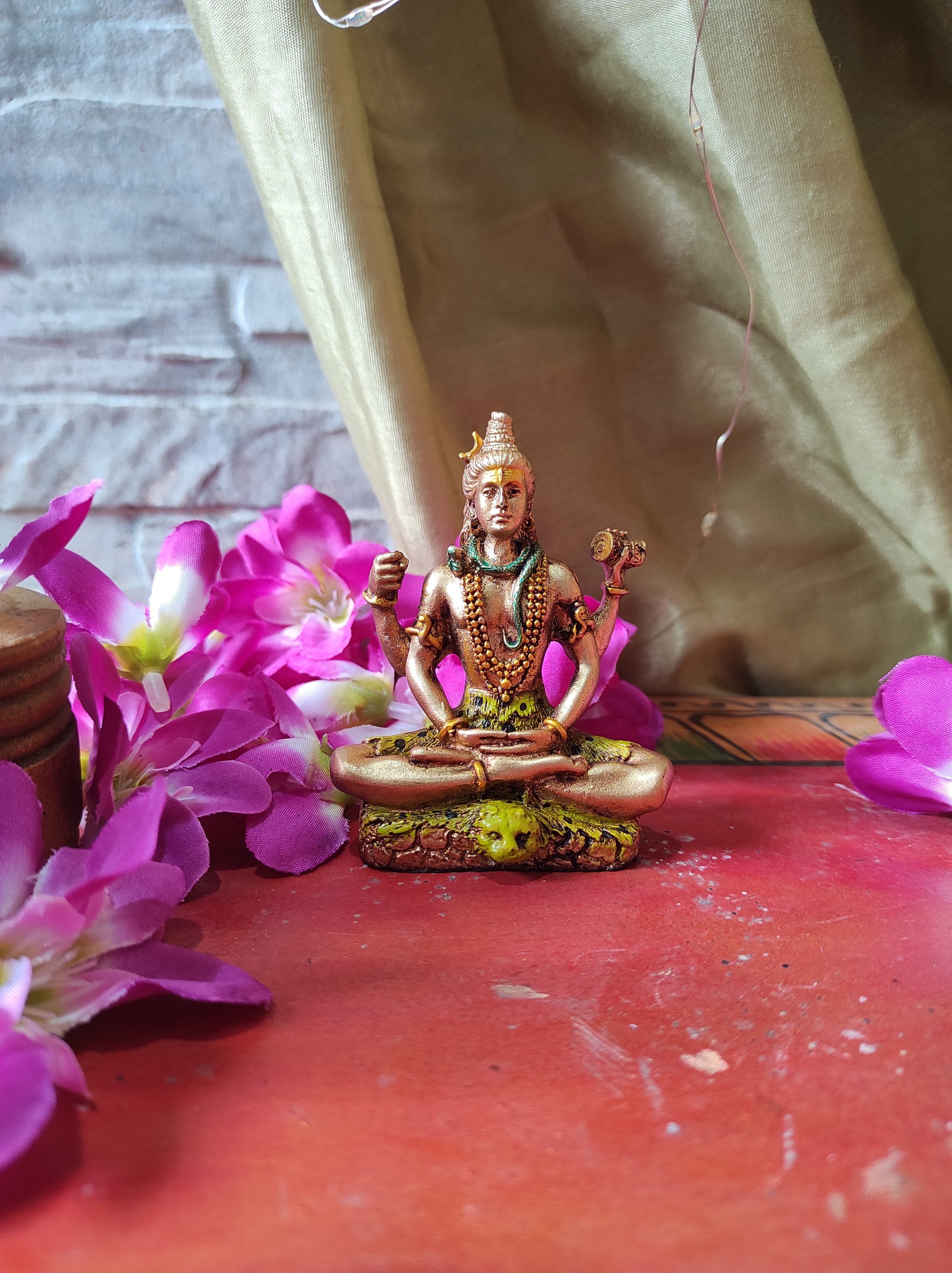 Shiva In 4" Car Dashboard/Home Decor/Puja Idol